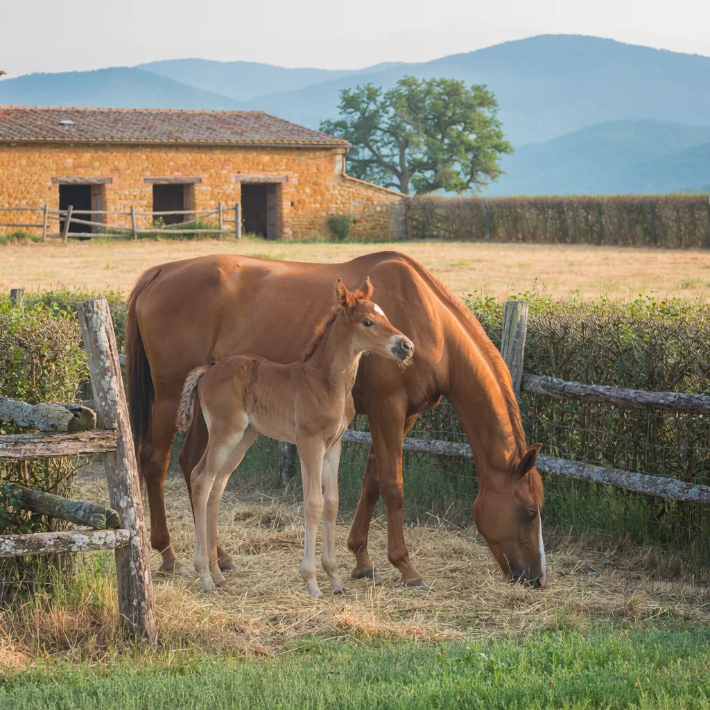 Élevage de chevaux, Centre équestre La Rivière, Saint-Martin-en-Haut