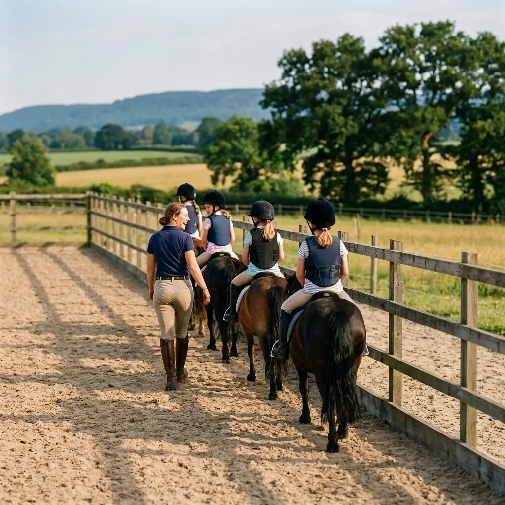 Cours de poney à Saint-Martin-en-Haut, Rhône